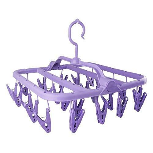 Varal Roupas Íntimas 26 Prendedores Dobrável (Cores sortidas)