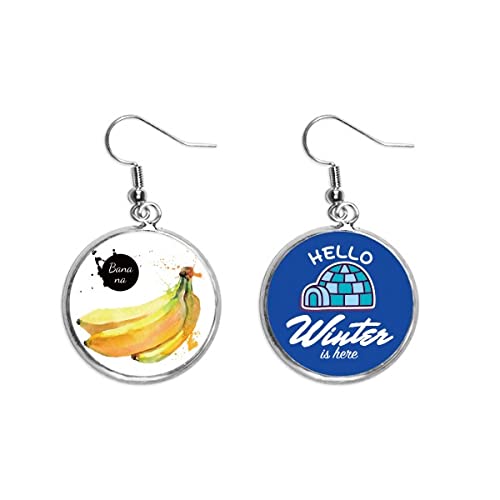Pendientes de plátano ideales para looks de oficina y cenas casuales