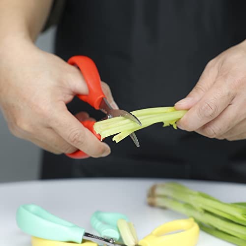 6-inch Multi-Function Kitchen Shears Seafood Scissors for Kitchen Seafood,Fish,Crab,Shrimp ,Lobster,Vegetable picking,flower art etc