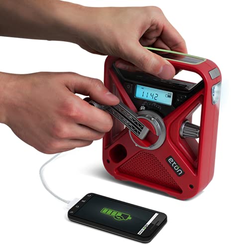 Eton Scorpion Ii Rugged Multipowered Portable Emergency Weather Radio & Flashlight Green & American Red Cross Frx3+ Emergency Noaa Weather Radio #TOP5