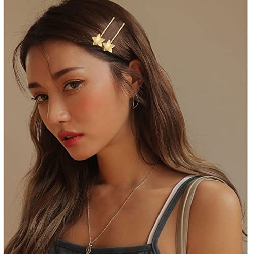10 Piezas Pinzas para Cabello de Estrella Metálicas miniatura 5