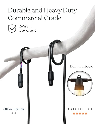 image for Brightech Ambience Pro 27-Ft Solar String Lights for Outside - Super B