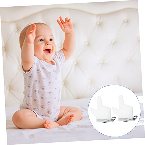 Infant Thumb Sucking Gloves Breathable Protector for Babies Thumb Sucking Prevention Mittens for Toddlers Soft and Comfortable Finger Guard for Infants4