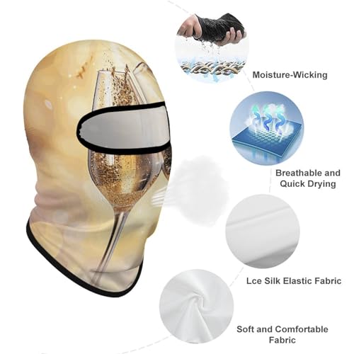 Balaclava para Hombre Máscara de Esquí para Mujer Máscara de Cara Completa Cubierta Facial para Ciclismo miniatura 3