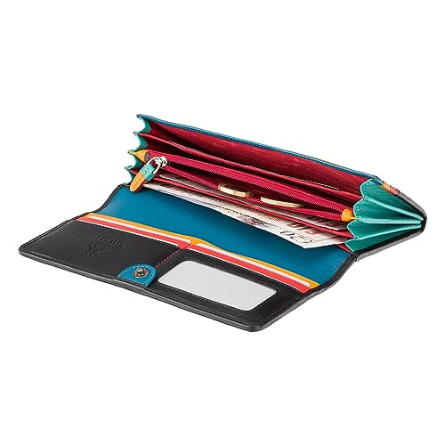 Visconti CHL72 Women's Secure RFID Blocking Leather Trifold Clutch Wallet Purse4