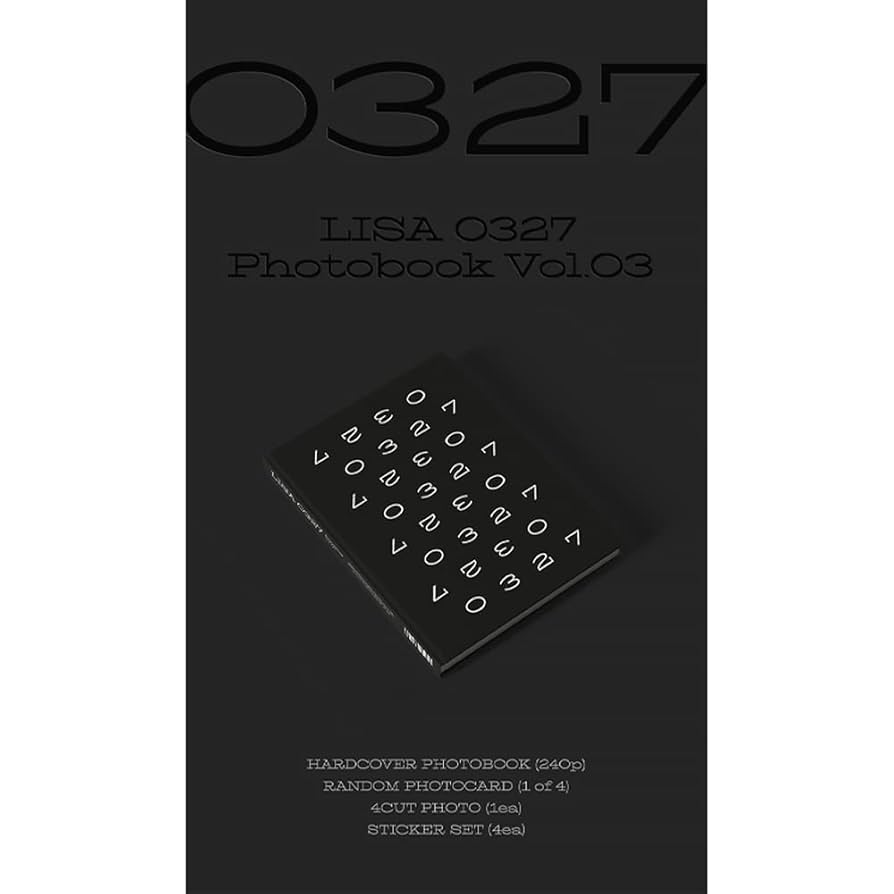 K-POP・アジア LISA 0327 PHOTOBOOK LIMITED EDITION Dreamus YG LISA-LISA 0327 PHOTOBOOK VOL.03 [Limited Edition