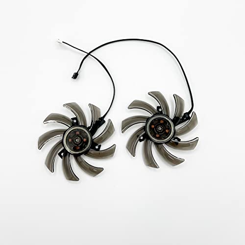 SISS Ventilateur de carte graphique GA91S2U 85 mm pour PNY PALIT RTX 2060 SUPER 2070 Gamingpro Dual Palit-GTX-1660 1660Ti GPU Cooler Fan (1 lot)