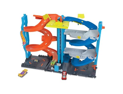 Hot Wheels City Transforming Race Tower for Dual-Mode Vertical Racing