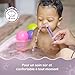 Imagen de Set de cuidado para bebé + termómetros accesorio + gotero nasal para bebé + termómetro interior + termómetro de baño para bebés + lima para uñas + neceser para bebé regalo de nacimiento