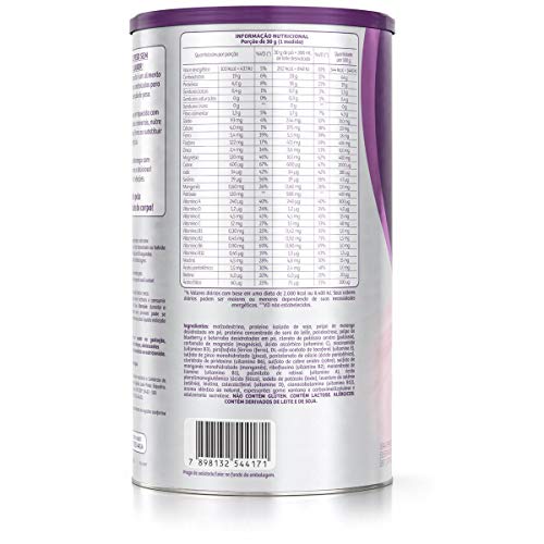 Shake Protein - 450G Morango com Blueberry - Sanavita, Sanavita