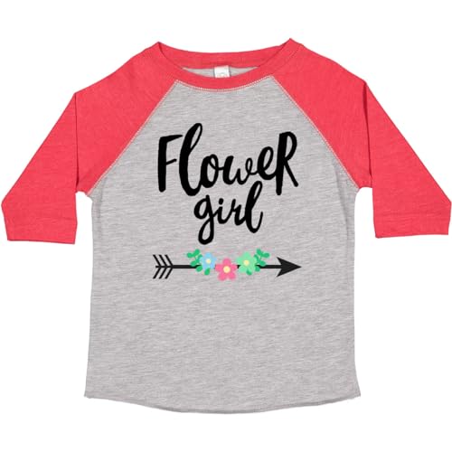 inktastic Flower Girl with Arrow and Flowers Toddler T-Shirt