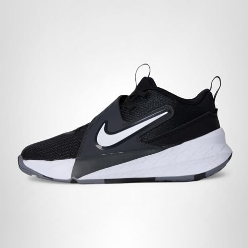Nike Baby/Toddler Team Hustle D Basketball Shoes, Black/White-Anthracite, 5C