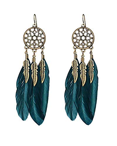 Image of Young & Forever Gift Boho Carnival Sea Island Long Tassel Earrings Handmade Beaded Bohemian Women Statement Beads Dangle Earrings Ethnic Jewelry Fringe Earrings