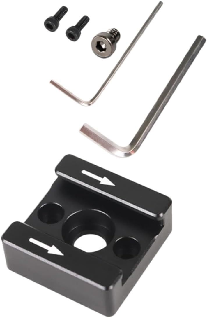 OSALADI 1set Cold Shoe Mount Adapter for DSLR Camera Bracket Non-Slip Pads Easy Installation for Stabilizers Monitors and Lights