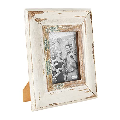 Mud Pie Cream Weathered Frame, 5 X 7 #TOP9