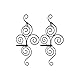 Pasutewel Wall Candle Sconces,Set of 2 Elegant Swirling Iron Hanging Wall Mounted Decorative Candle Holder 14x7 Inch for Home Decorations,Weddings,Events