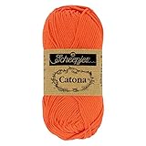Scheepjes - Scheepjes 189 Königlich Orange Catona Garn - 1x50g