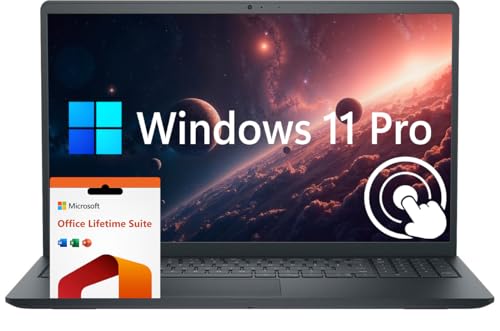 Dell Inspiron タッチスクリーンビジネスノートパソコンコンピューター、15インチ FHD タッチスクリーンノートパソコン 32GB RAM 1TB SSD、Intel Core i5-1334Uプロセッサー、Windows 11 Pro Mic