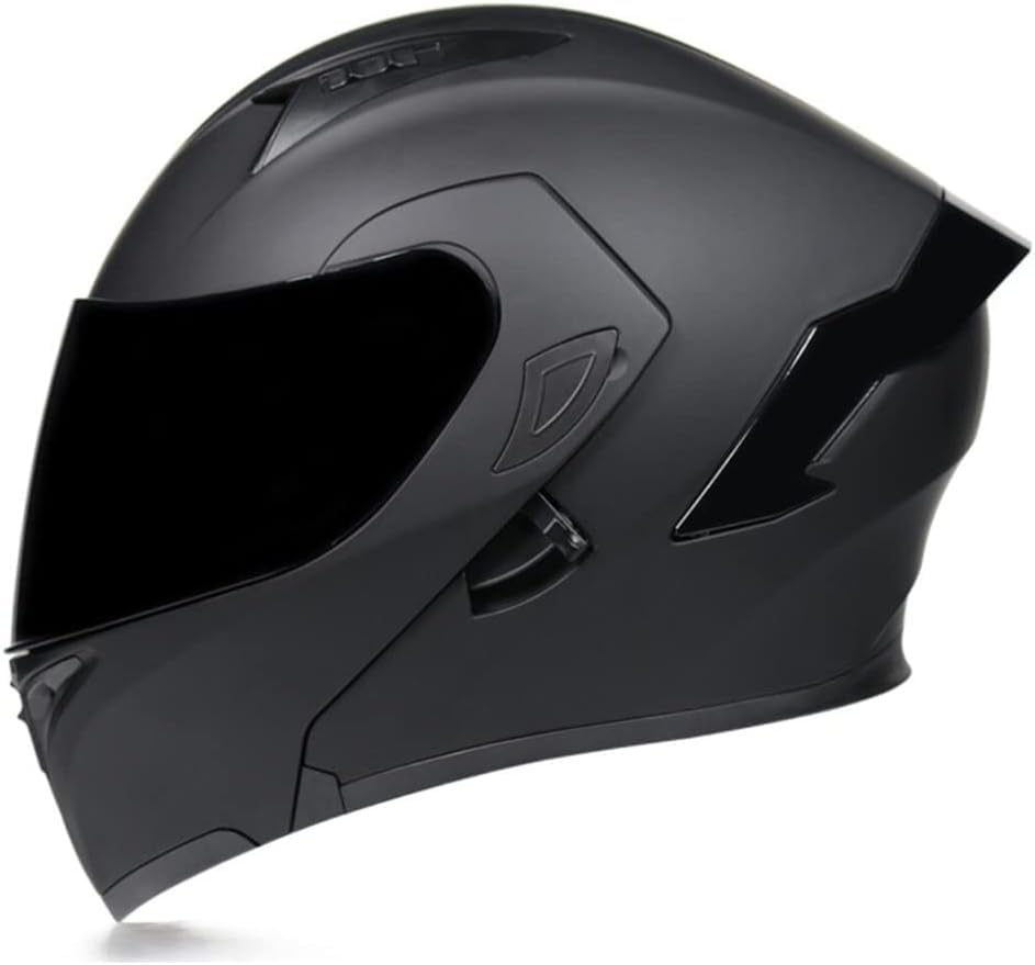 Woljay Shield Visor Helmet with Wind Shield Lens (Titanium Blue)