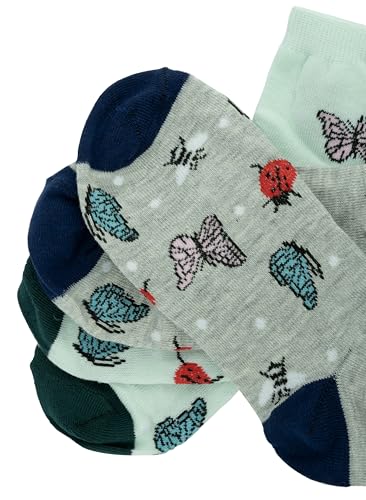 Image of Gelante 12-Pair Women's Ankle Socks, Colorful Comfortable Lightweight Breathable Athletic