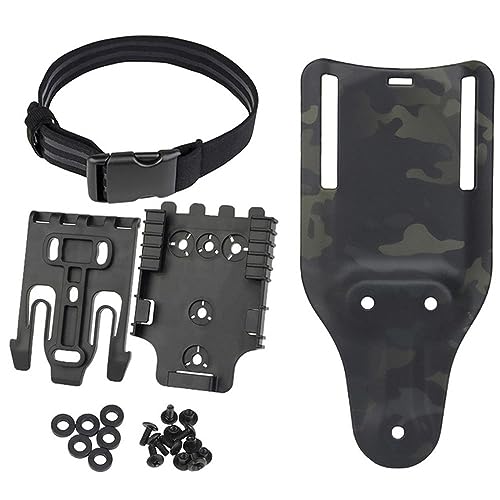 Plate-forme de bande de jambe tactique QLS anti-ballottement chasse