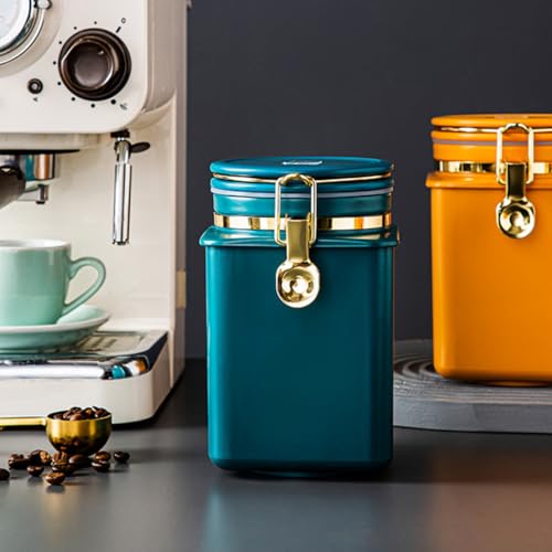 Recipiente hermético para café 1.1L azul miniatura 3