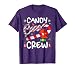 Candy Cane Crew Funny Christmas Candy Lover X-mas Gifts T-Shirt