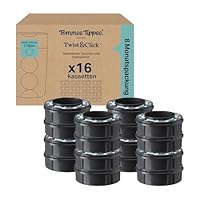 Tommee Tippee Twist & Click Advanced Windeleimer Original-Nachfüllkassetten, Exklusivpackung mit 16, je 10,5 Meter, einfaches, preiswertes Nachfüllen, 16 X 10,5 m
