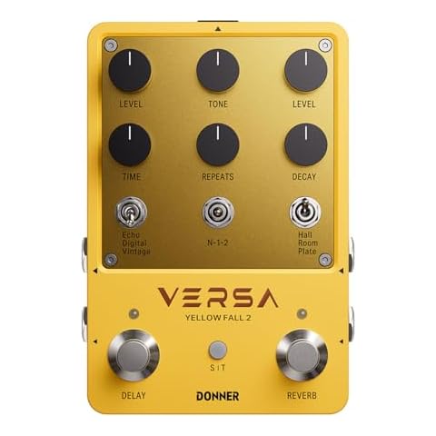 Donner Versa - Yellow Fall II Delay & Reverb Pedal Cover