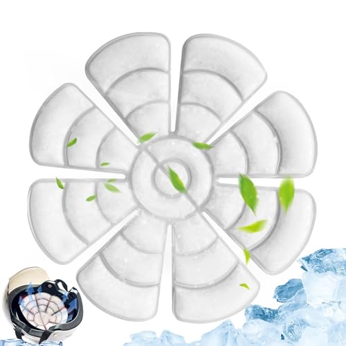 Hat Ice Pack Insert | Ice Pack Hat Liner,Head Ice Pack Head Cool Hard Hat Cooling Heat Strokes Prevention,Skin-Friendly Reusable Ice Hat Pack for Summers,Avoids Frostbite Damage