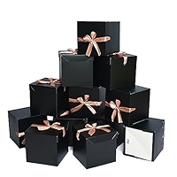 GP SUP 12 Pcs Mixed Color Gift Boxes with Lids, 6 Color