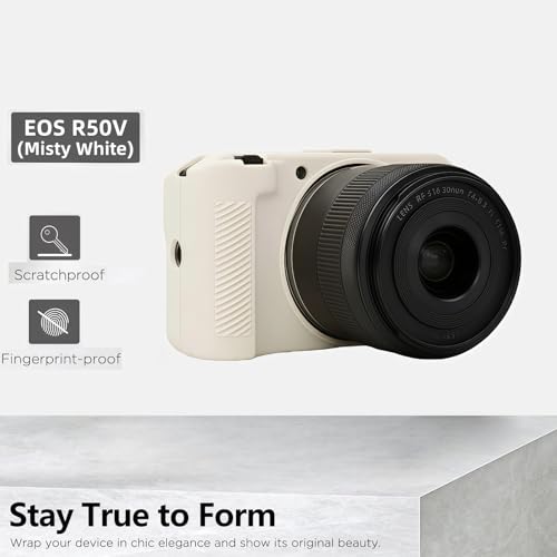 Funda de silicona para Canon EOS R50V cámara digital miniatura 7
