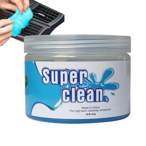 Auto -Gel Nettoyant, Gel Dépoussiérant - Détails -Outil pour Consoles | Détail Gel Nettoyant Intérieur Voiture pour Aération, Tableau de Bord, Console, Volant, 160g