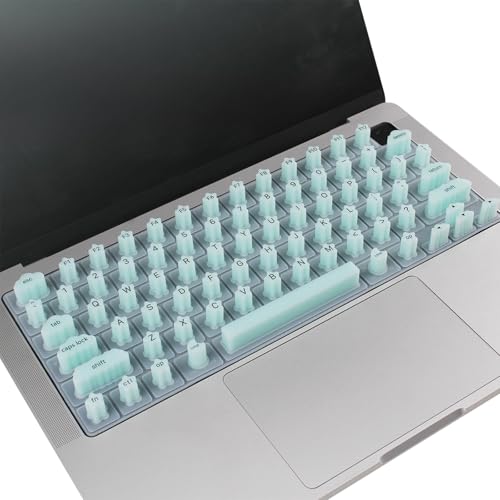 Protector de teclado de silicona delgada para laptop 14" miniatura 1