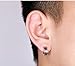 Stainless Steel Mens Womens Clip On Earrings Hoop Huggie Non-Piercing 3 Pairs (1 Pairs(Silver))