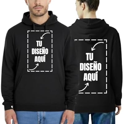 latostadora Sudadera Personalizada Hombre Mujer - Sudaderas Personalizadas Parejas - Sudaderas para Personalizar - Sudadera Personalizable por Delante y Detras - Personalised Hoodie Regalo | Ya disponible en tu tienda friki favorita! En mundofriki.es!