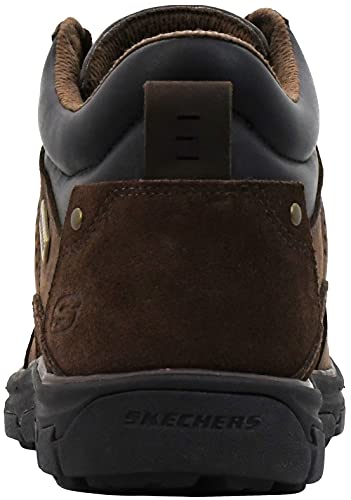 Skechers Skechers Men's Segment Melego Leather Chukka Waterproof Boot Chocolate 11.5