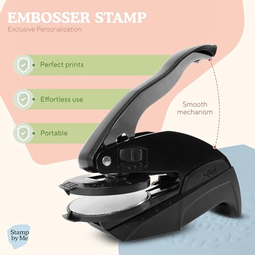 image for Book Embosser Personalized Stamp By Me | from The Library of | Ex Libr