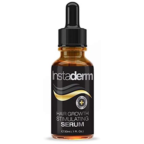 Hair Stimulating Growth Serum- Extra Strength, DHT Blocker Hair Regrowth & Follicle Restoration Formula Treatment. Promotes Thicker, Fuller, Longer, Healthier Hair for Men & Women. Cover
