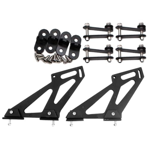 Support pour aileron de voiture en alliage d'aluminium 18cm