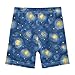 Sletend Starry Night Sky Girls’ Comfy Lined Shorts Lightweight & Skin-Friendly Cotton for All-Day Comfort Ideal for Travel Beach or Home Lounging Toddler Sizes