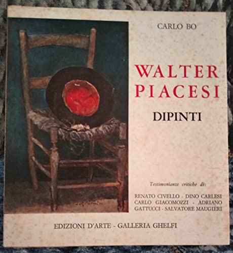  WALTER PIACESI. Dipinti