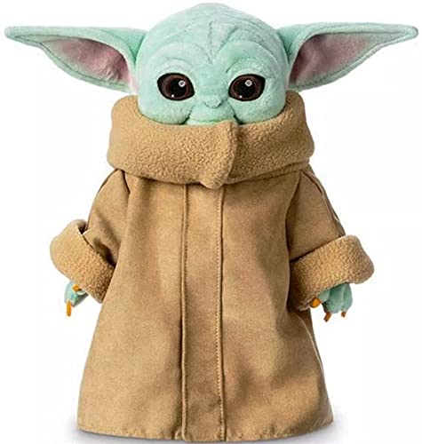 Yoda Peluches, Star Wars Peluche Juguetes de Peluche Muñeco de Peluche Juguete Acción Figura Cumpleaños Figura de Peluche para Niños Almohadas Juguete Felpa Animal Dibujos Muñeca (25cm)