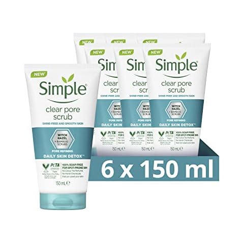 Simple Daily Skin Detox Clear Pore Scrub for Oily Skin Cover