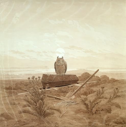 Póster de paisaje Caspar David Friedrich solucione paredes vacías con un cuadro místico grande