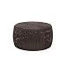 Household Essentials ML-5005 Resin Wicker Footstool Ottoman | Brown