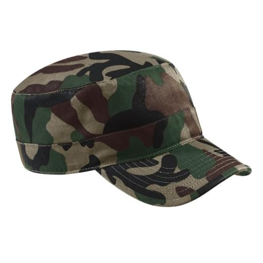 Beechfield - Casquette armée à Motif Camouflage 100% Coton - Adulte Unisexe (Taille Unique) (Camouflage Jungle)