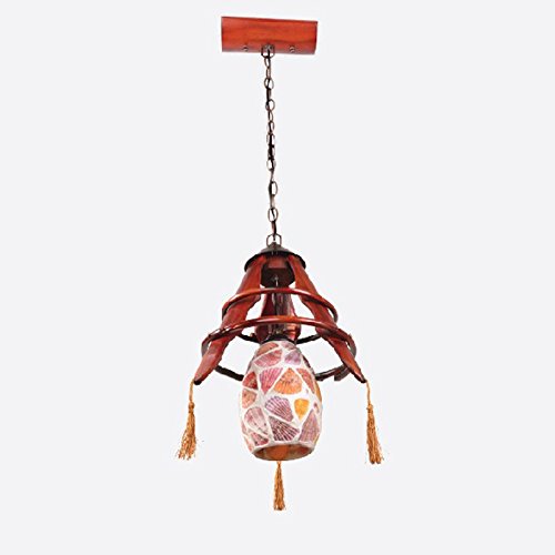 Creative Shell lampe à suspension en bambou au design unique