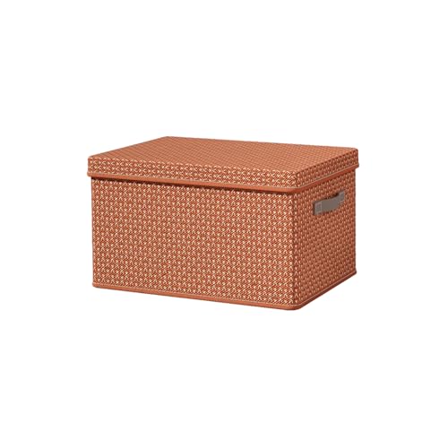 Organizador de armario, organizador de armario con tapa, sistema de organización de cajones con asa, organizador de cajones plegables para pantalones, ropa, calcetines, sujetador, edredones (B, 36 x