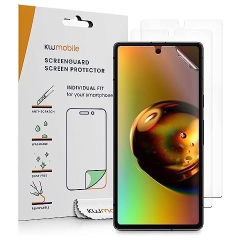 kwmobile Ultra-Clear Screen Protectors for Google Pixel 7a Cover